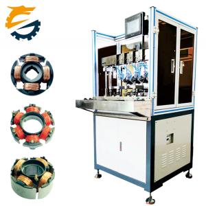 China PLC Core Fan Brushless Motor Winding Machine with Flying Fork Accuracy of 0.05 Degree on sale