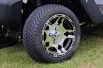 Full Of Energy 2+2 Seater Red Off-Road Golf Cart Car Electric Drive Smoothly