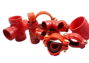 Quality Ductile Iron Grooved Pipe Fitting Tee Elbow Flange wholesale