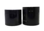 Inventory Empty Hair Pomade Plastic Cosmetic Jar Container 100ml 250ml Black Pet