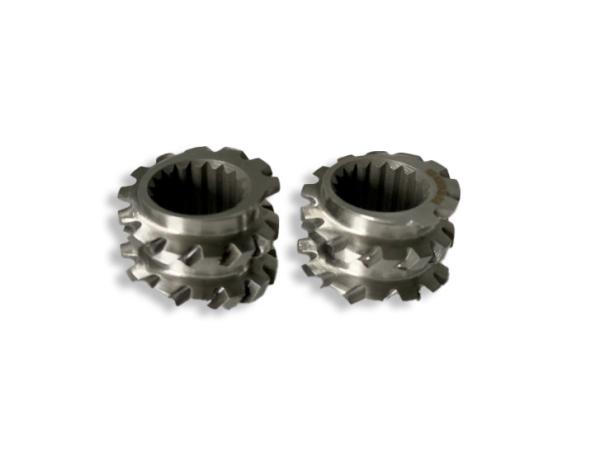 Sand Blast / Polishing Twin Screw Extruder Parts HRC58-62 Hardness For Long