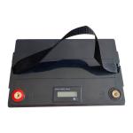 Black 50A Solar 12V Lithium Battery Pack 260*168*210mm