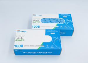 Quality Biodegradable disposable nitrile gloves / Effectively block bacteria wholesale