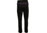 Flat Drawstring Womens Active Pants , Piping Knitting Womens Gym Trousers