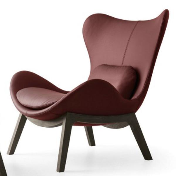 Indoor Furniture Reception Villa Leisure Chair With Back Support Elegant Makeup