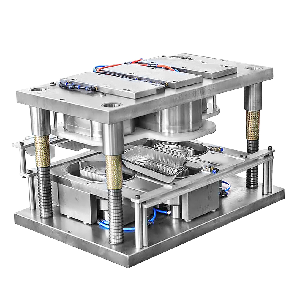 11KW High Safety Level Automatic Aluminum Foil Container Making Machine for Food Tray