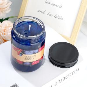 Quality Customized Logo Acceptable BlueBerry Scented Candle for Home Decor and Aromatherapy wholesale
