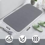 Quick Dry Antislip Diatomaceous Earth Bath Mat for Hotel Room Space Waterproof