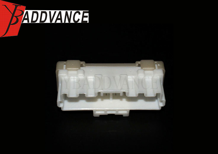 20 Pin Female PBT Unsealed White Automotive Electrical Connectors New Design