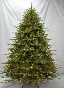 Quality 66&quot; Girth 7.5FT PE Plastic Christmas Tree For Garden Decor wholesale