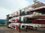 Hot sale 20 footer 40 footer container chassis with FUWA axles container semi