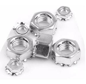 Quality Ni Plated Galvanized Carbon Steel Keps Nut / K Lock Nut Staineless Steel wholesale