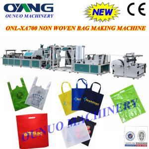Quality Full Automatic Nonwoven Vest Shopping Bag Making Machine / Equipment wholesale