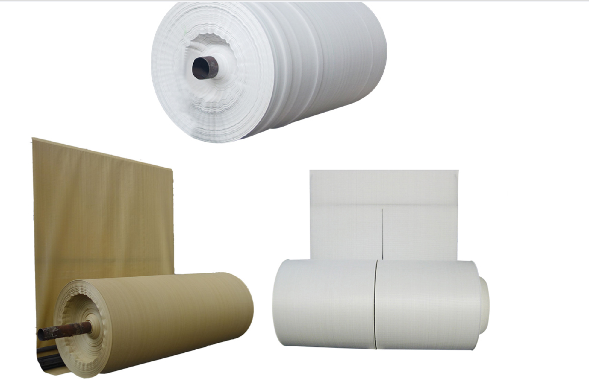 30cm Waterproof Polypropylene Fabric , Disposable Plastic Woven Fabric