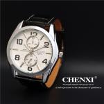 L021C Japan Movement Stainless Steel Watch Vintage Leather Watches for Business