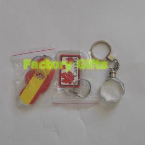 Quality Personalized Cute Acrylic Keychain Keyrings Party Favors Travel Souvenir Flashlight wholesale
