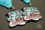 Great Cow Run Metal Award Medals Sport Softball Events Medallion Spray Black