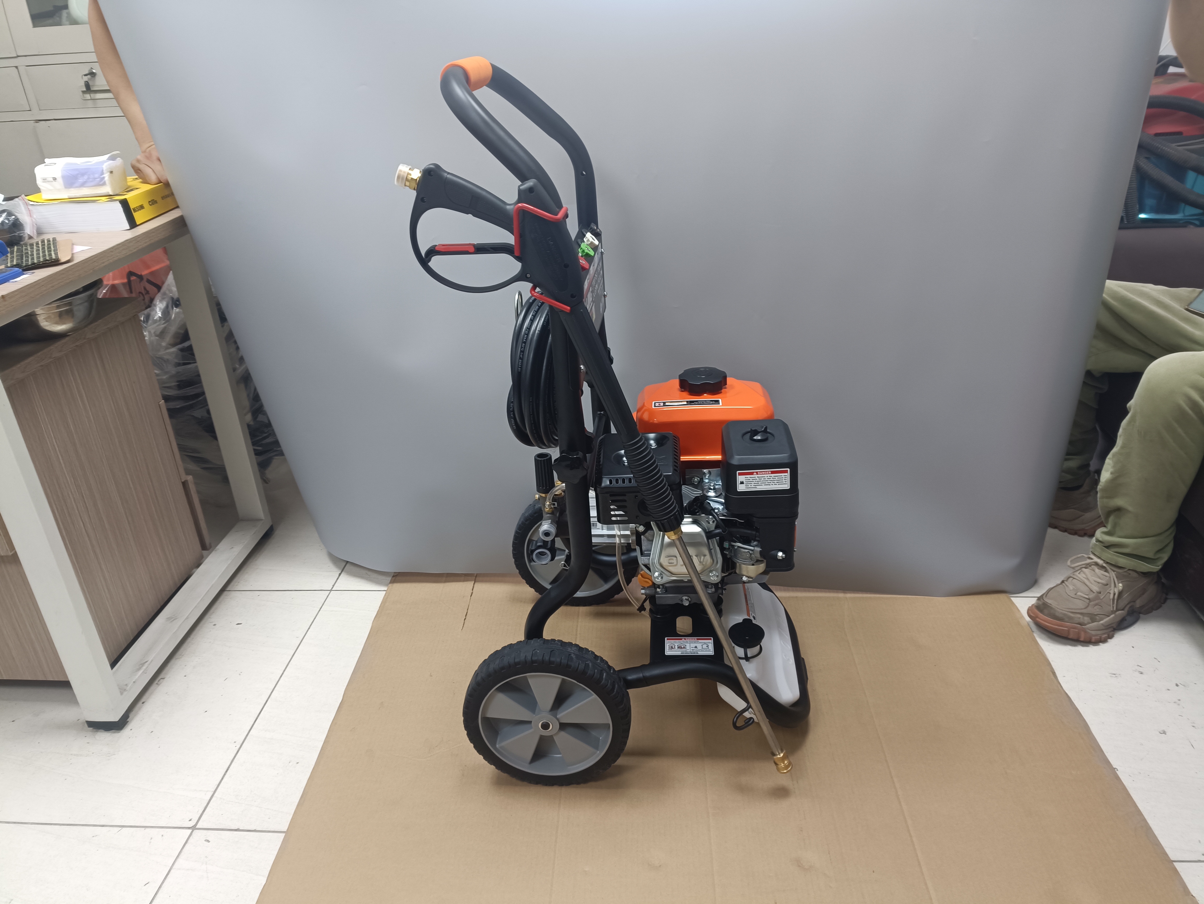 High Pressure Cleaner 3100PSI/213Bar Gasoline Washer 170F 208cc Water jet Machine Type