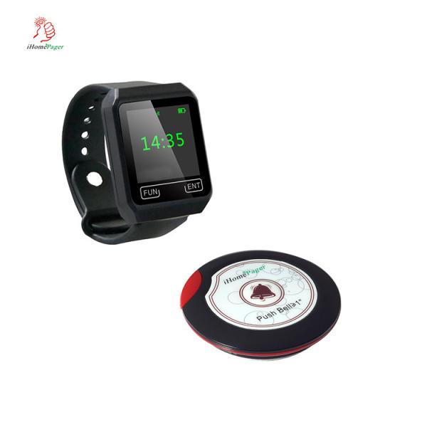 High quality wireless waterproof wrist touch screen watch paging system slim