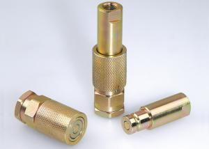 Quality Nitto Interchange Flush Face Hydraulic Quick Couplers , LSQ-PTR Flat Face Couplers Chrome Six wholesale