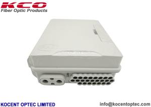 Quality FTTH Outdoor Fiber Optic Terminal Box Wall / Pole Mounted KCO-FAT-24W 24 Core wholesale
