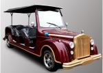8 Person Classic Golf Cart Electric Powered Golf Club Cart With Aluminum Chassis