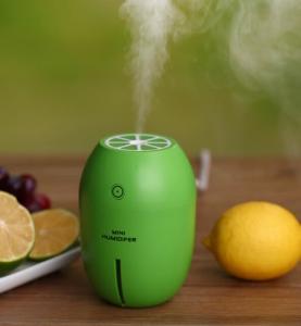 Quality 180ml USB Charge 4 Hours Auto Shut-off Car Lemon Mini Air Cool Mist Humidifier wholesale