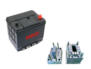 Quality 55D23 Plastic Injection Car Battery Mold , High Hardnes Injection Molding wholesale