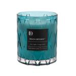 Decorative Amber Glass Jar Scented Candles Room Scented Candles For Wedding Gift