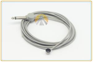 Quality YSI 400 Series Medical Temperature Probe Gray Color 6.35 Male Plug Connector wholesale