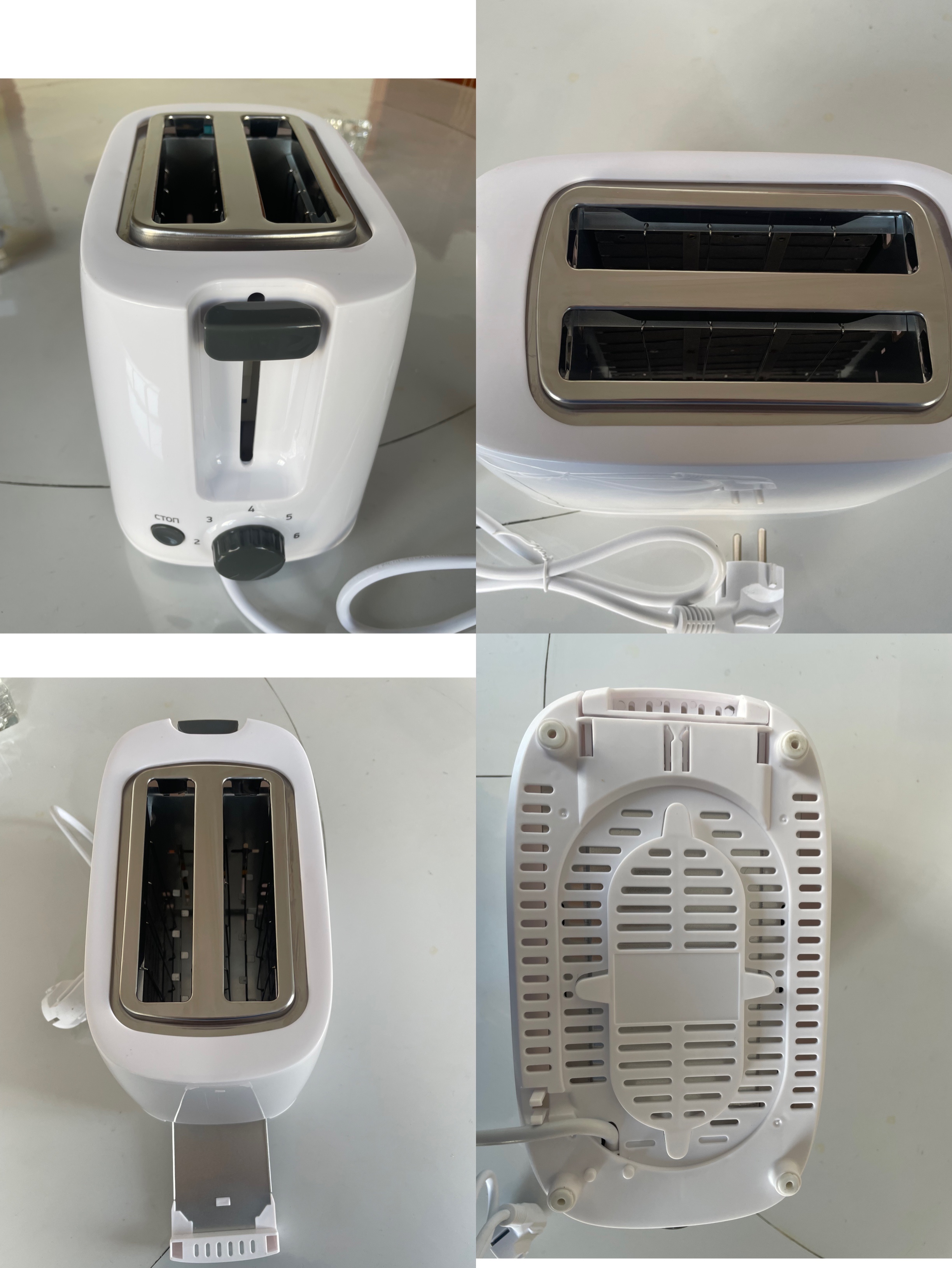 750W Breakfast Grilled Toaster Home Automatic Toast Sandwich Machine Sandwich Grill Oven 2 Slice Toast