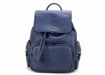 Embroidery Genuine Leather Handbags , 10 - 15L Cute Backpack Purse For Students