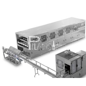 Quality 12 Heads 1000L/H 5 Gallon Bottle Washing Machine wholesale