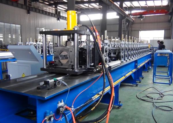 Cheap Non - Stop Cutting Pallet Rack Roll Forming Machine 1.5 - 2.5mm Thickness Material Usage for sale