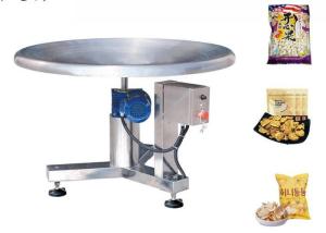 Quality Stainless Steel Food Packing Machine Disc Feeding Table For Pouch Package wholesale