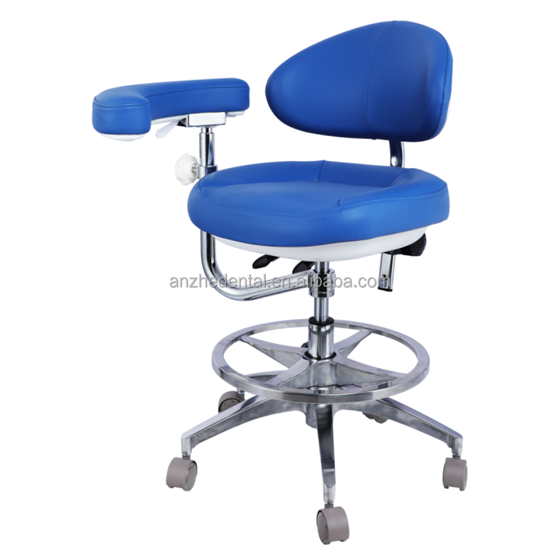 Luxury Design Dentist Stool Doctor Chair Work For Microscope Surgical Stool With Armrest