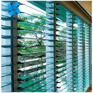 Quality Waterproof Louver Glass Blade 4mm 5mm 6mm Window Shutter Glass wholesale