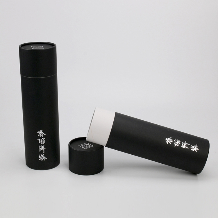 Kraft Paper Tube Packaging , Food Grade Cardboard Cylinder Container For Tea