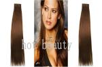 Brazilian Remy Silky Straight Human Hair Brown , Sleek Hair Extensions