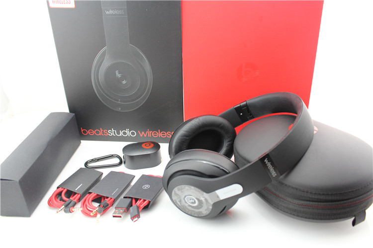 Custom Beats By Dr. Dre Studio 2.0 WIRELESS Bluetooth Over Ear Headphones Matte Black made in china grgheadsets-com.ecer.com