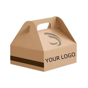Quality Wholesale Custom Eco-Friendly Burger Boxes - Greaseproof Kraft Paper Packaging for Fried Chicken &amp; Takeaway wholesale