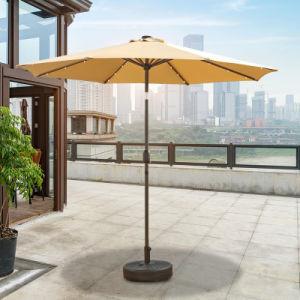 Round Sunshade Center Pillar Courtyard Beach Dome Umbrella with Custom Printed