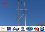 132KV Metal Transmission Line Electrical Power Poles 50 years warrenty