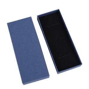 Quality navy blue bookmark box with EVA tray luxury bookmark pack paper box wholesale