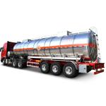 42000 L FUWA Axle Fuel Tank Trailer Transport