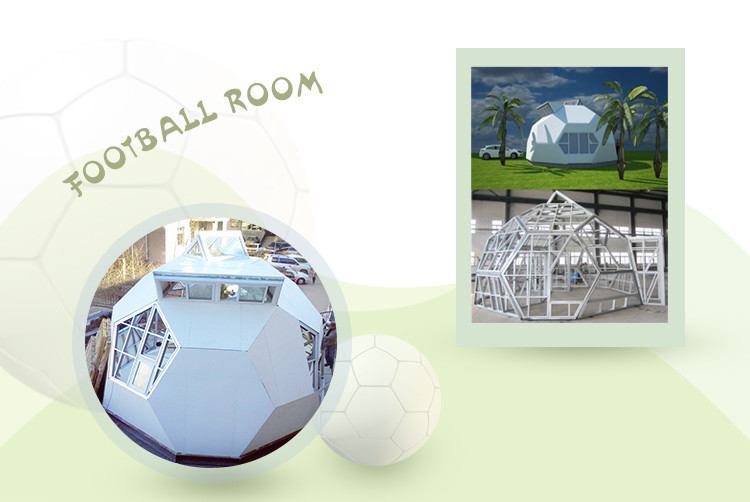AS/NZS Standard Bungalow Prefab Tiny Homes Modern Prefab Dome Chalet Football House