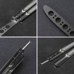 High Hardness CNC Turning Parts Foldable Stainless Steel Practice Butterfly