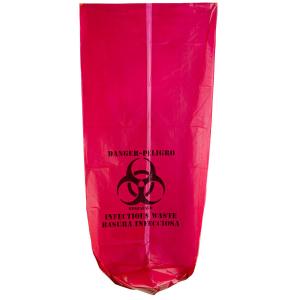 Quality Biohazard Recyclable Garbage Bags High Density 135L 33&quot; X 40&quot; Red Color wholesale