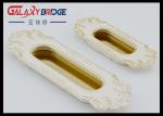 Furniture 32mm Hidden Kitchen Door Handles White Elegant Style Decoration