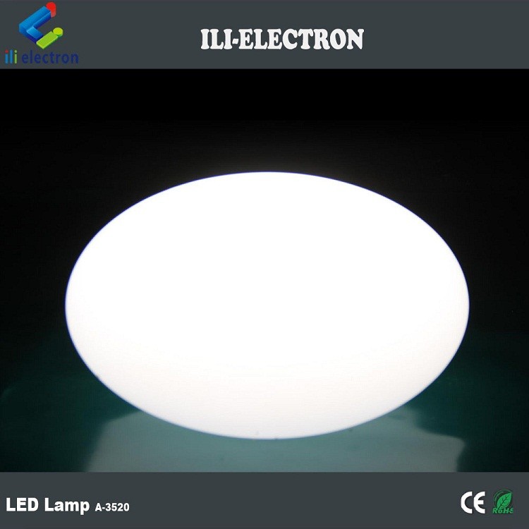 Egg shape plastic led sphere lamps